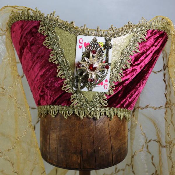 Horned Headdress - Queen Of Hearts