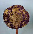 Flat Cap - Purple Gold Metallic / Gold Chenille - Tall Toad