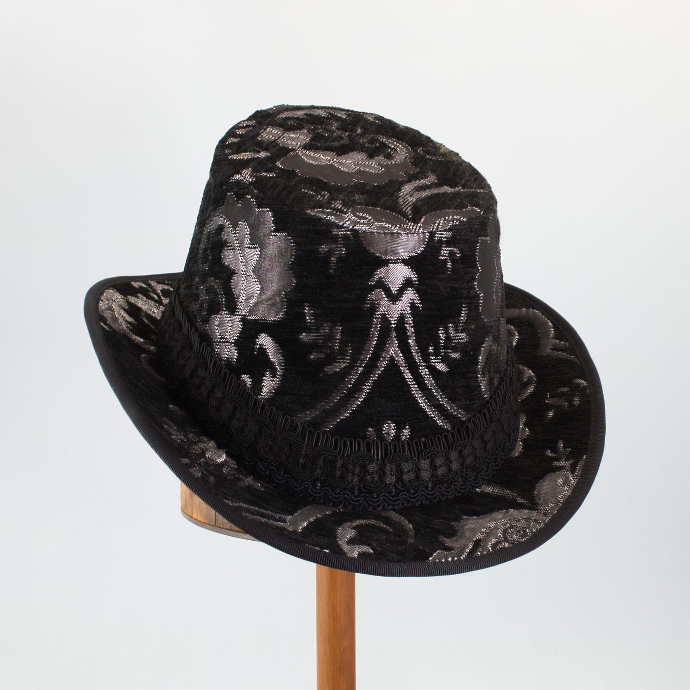 Tall Hat - Black Silver Metallic - Tall Toad