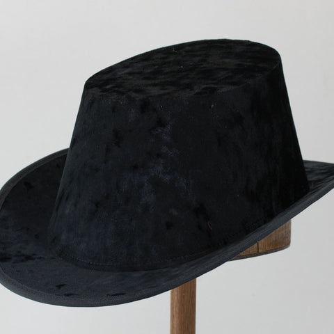 Crushed Velvet Tall Hat