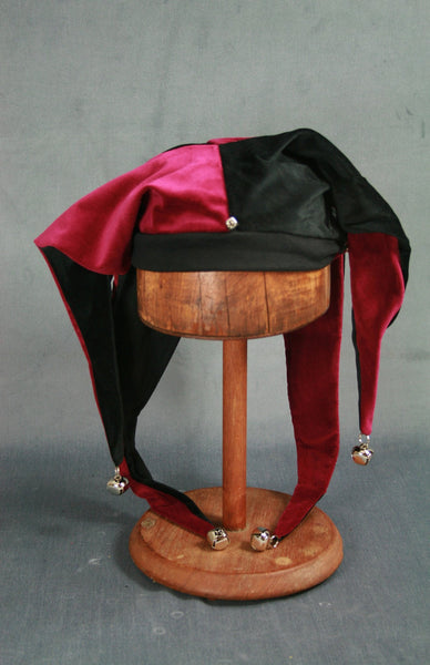 Jester Hat - Black / Wine - Tall Toad