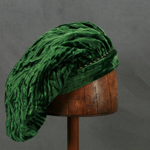 Crushed Velvet Beret
