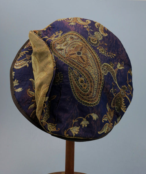 Flat Cap - Purple Copper Metallic - Tall Toad