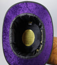 Top Hat - Purple Crushed Velvet - Tall Toad