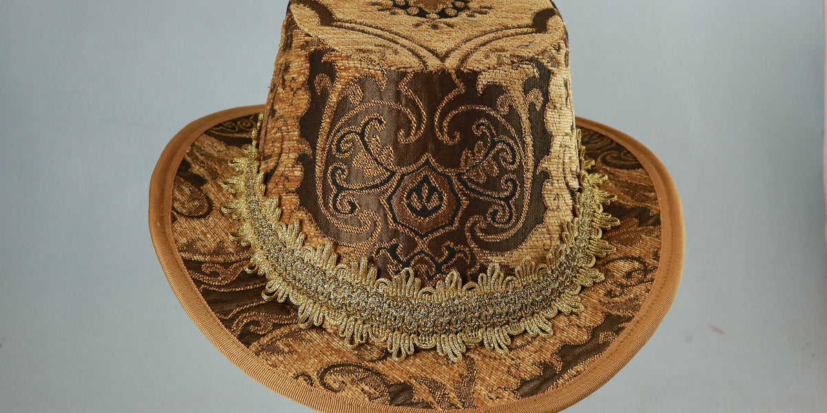 Tall Hat - Gold Brocade – Tall Toad display picture 1
