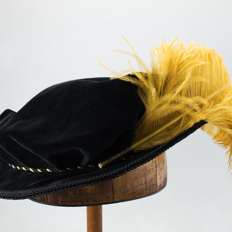Pleated Flat Cap
