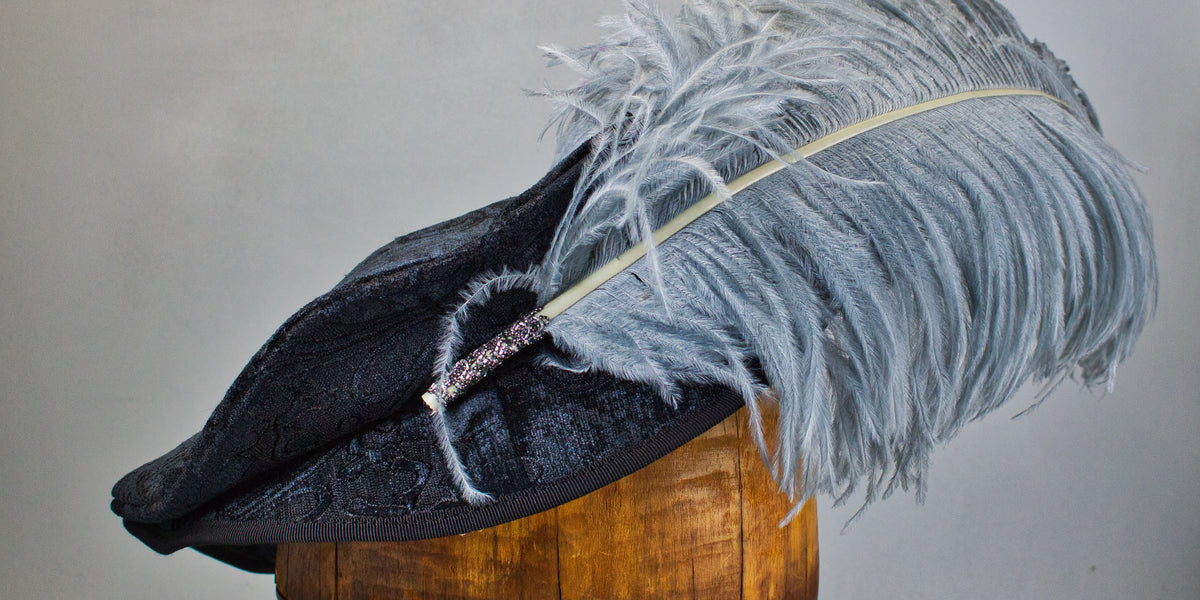 Simpson Crawford Company Ostrich Plume Hat Vintage-Edwardian-Hat.jpg main image 4