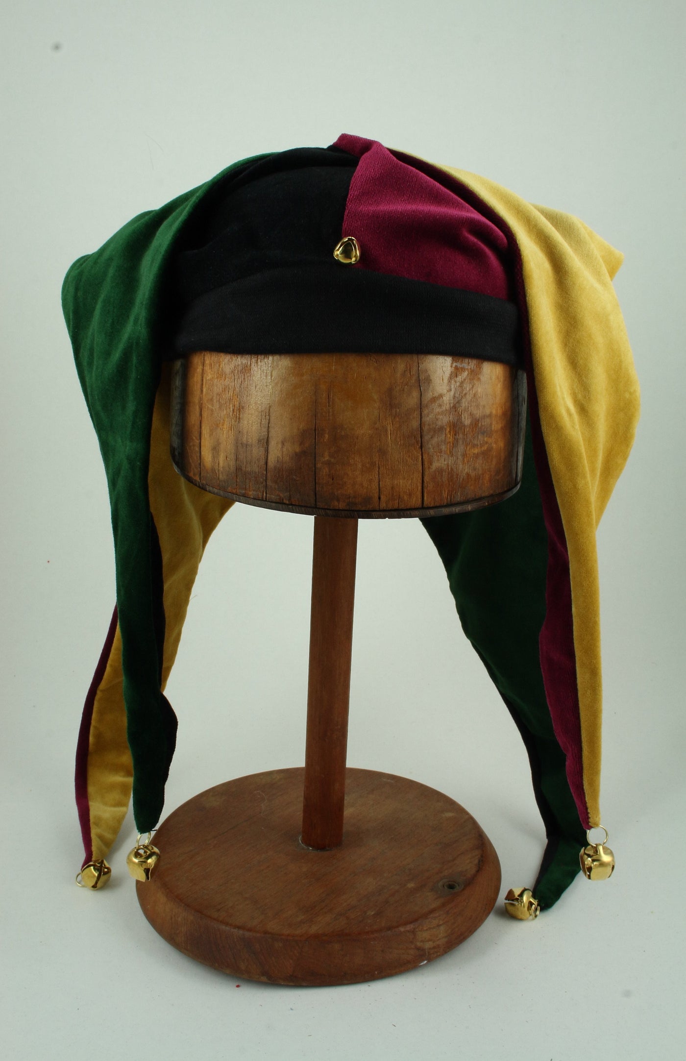 Jester Hat - Black / Green / Gold / Wine - Tall Toad