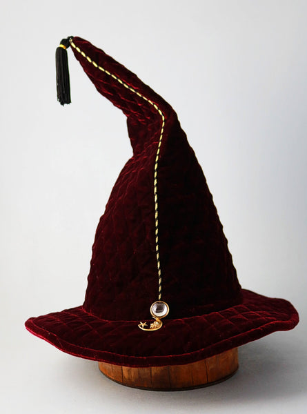 Quilted Velvet Wizard - Burgundy Quilted Velvet – Tall Toad