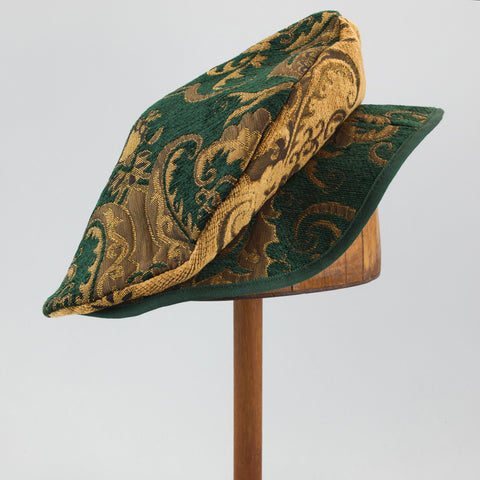 Brocade/Tapestry Flat Cap
