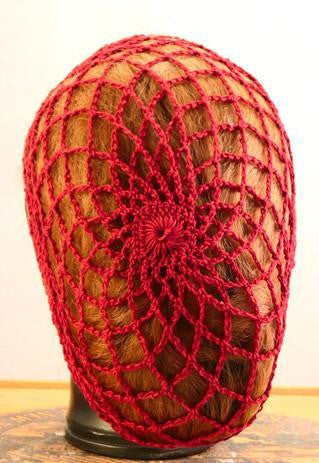 Hand Crocheted Snood - Wine - Tall Toad