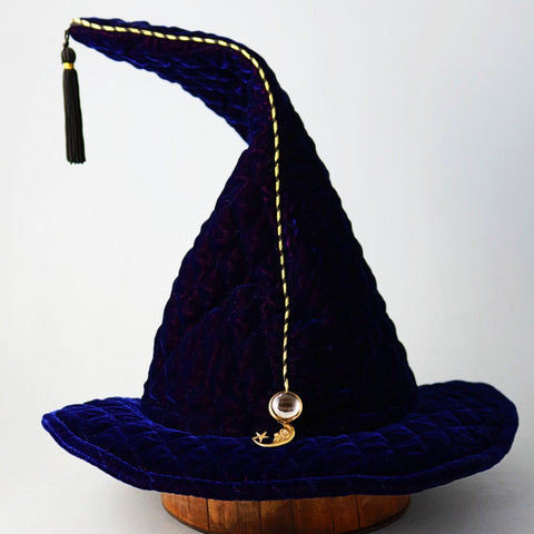 Quilted Velvet Wizard Hat