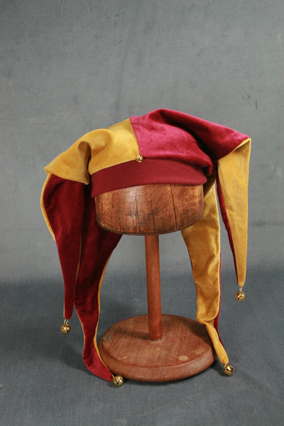 Jester Hat - Wine / Gold - Tall Toad